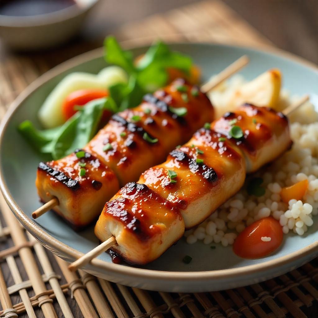 Pinchos de pollo exquisitas